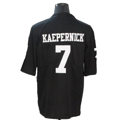 SF.49ers #7 Embroidered Men Colin Kaepernick Jersey American Stitched Football Jerseys