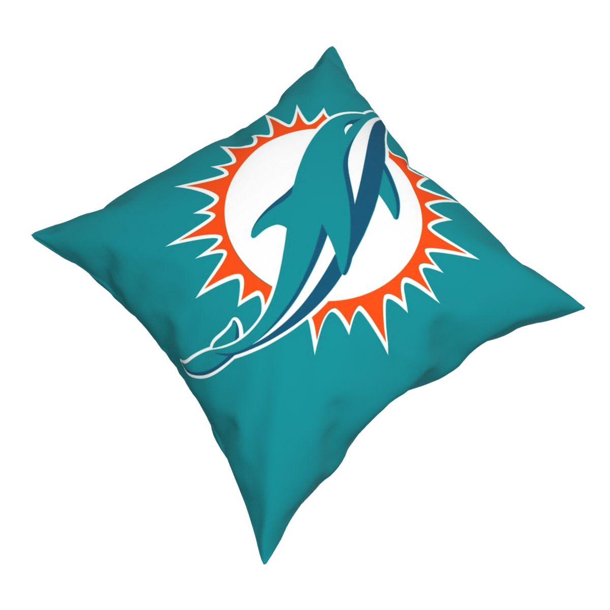 Custom Decorative Football Pillow Case Miami Dolphins Pillowcase Personalized Throw Pillow Covers