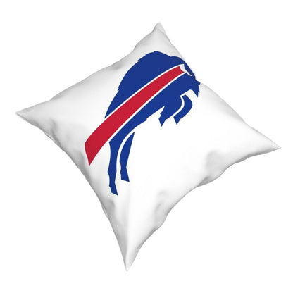 Custom Decorative Football Pillow Case Buffalo Bills White Pillowcase Personalized Throw Pillow Covers