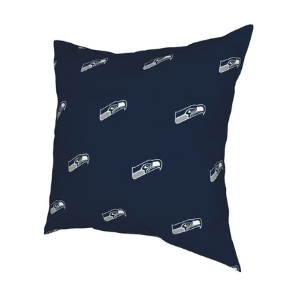 Custom Decorative Football Pillow Case Seattle Seahawks Pillowcase Personalized Throw Pillow Covers