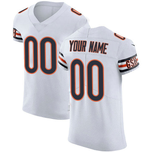 Custom C.Bears White Vapor Untouchable Custom Elite Jersey Stitched Jersey Football Jerseys