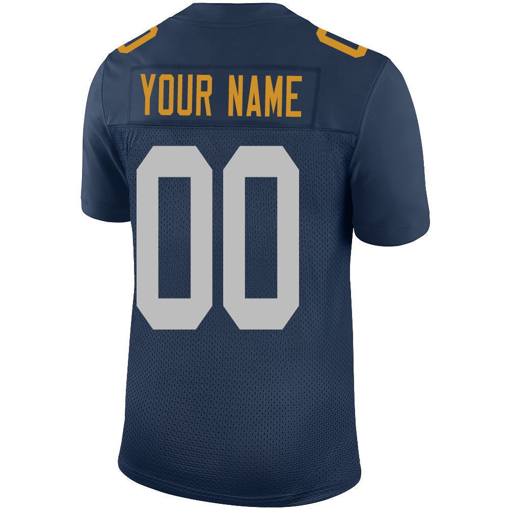 Custom GB.Packers Stitched American Football Jerseys Personalize Birthday Gifts Navy Jersey