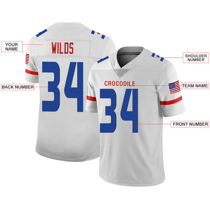 Custom H.Texans Stitched American Football Jerseys Personalize Birthday Gifts White Jersey