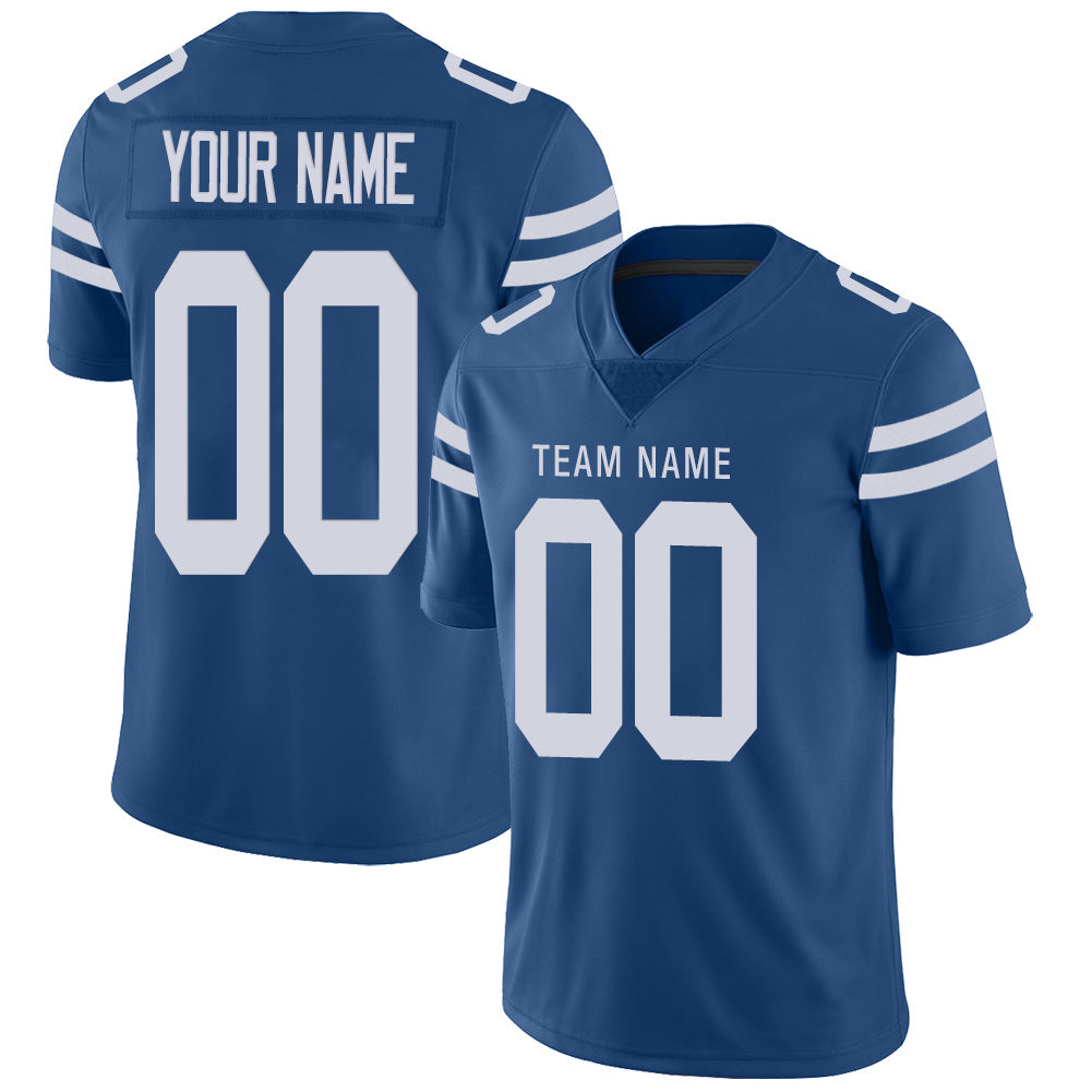 Custom IN.Colts Stitched American Football Jerseys Personalize Birthday Gifts Blue Jersey