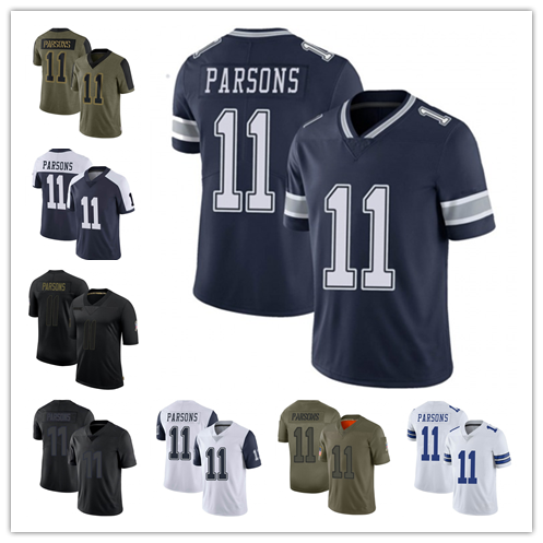 Mens Number 11 Micah Parsons D.Cowboy Limited Stitched Jerseys