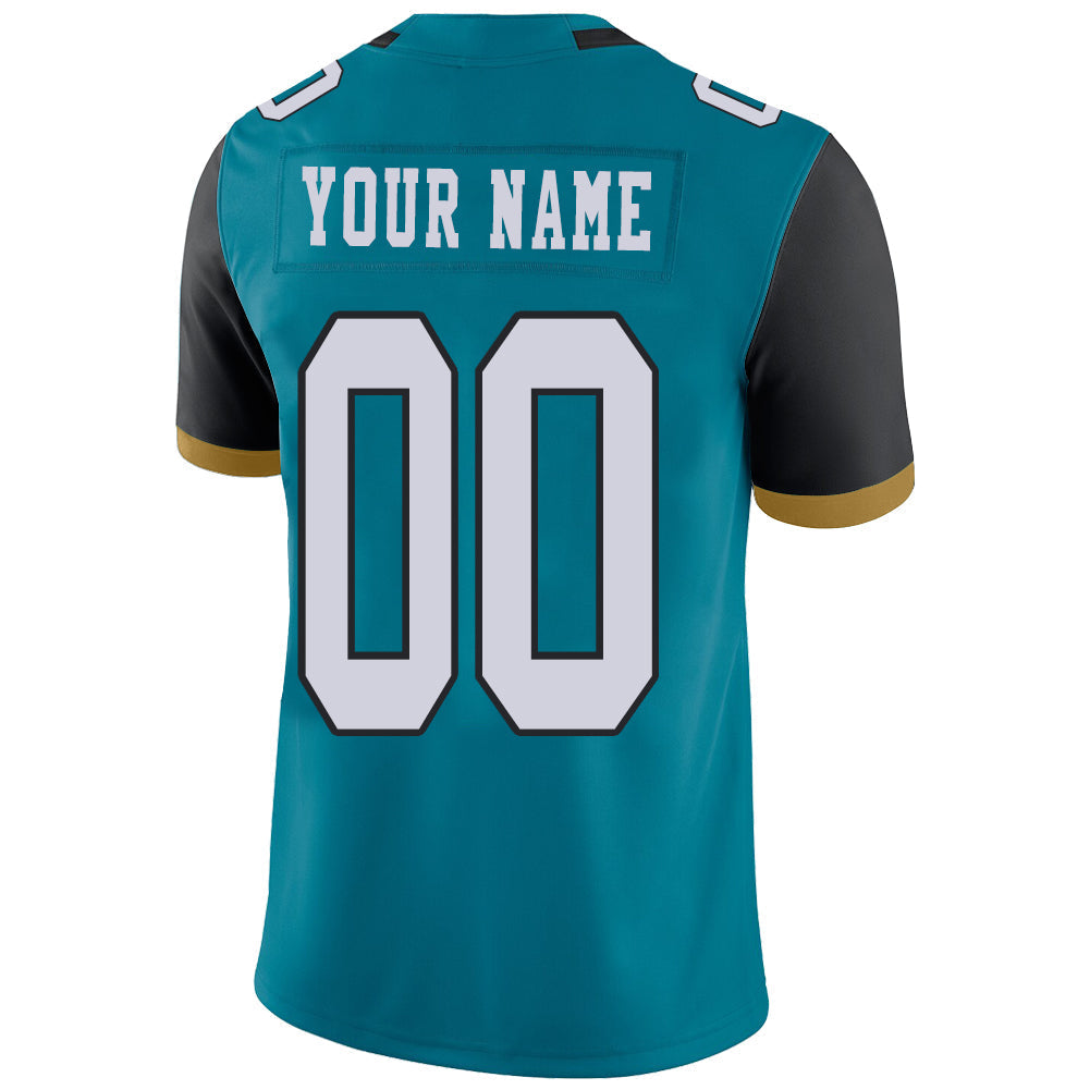 Custom J.Jaguars Stitched American Football Jerseys Personalize Birthday Gifts Teal Jersey