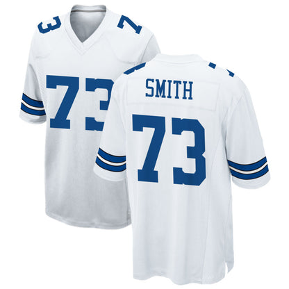 D.Cowboy New Number White #73 Tyler Smith  Jerseys Football Jersey