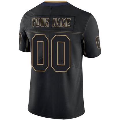Custom LA.Chargers Stitched American Football Jerseys Personalize Birthday Gifts Black Jersey
