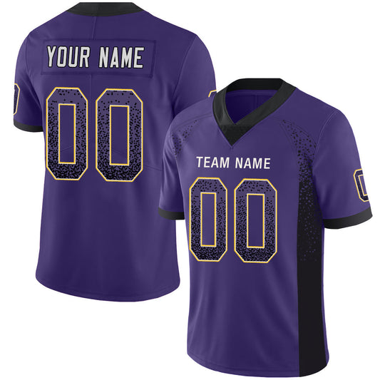 Custom MN.Vikings Stitched American Football Jerseys Personalize Birthday Gifts Purple Jersey