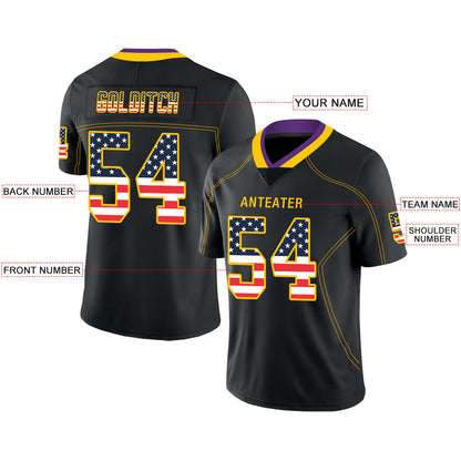 Custom MN.Vikings Stitched American Football Jerseys Personalize Birthday Gifts Black Jersey