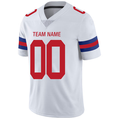 Custom New England Patriots Stitched American Football Jerseys Personalize Birthday Gifts White Jersey