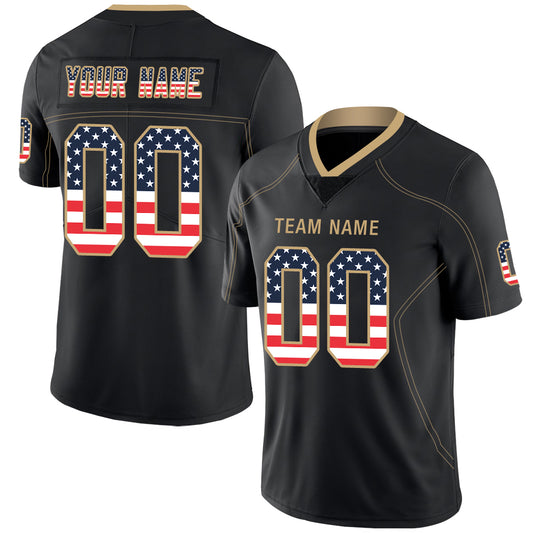 Custom New York Giants Stitched American Football Jerseys Personalize Birthday Gifts Black Jersey