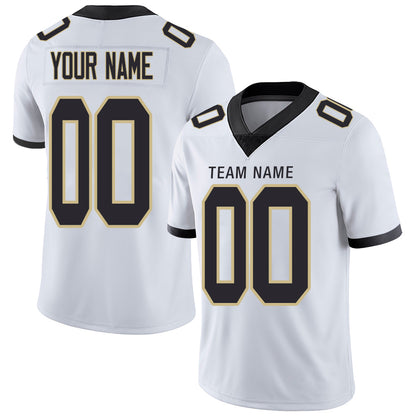 Custom New York Giants Stitched American Football Jerseys Personalize Birthday Gifts White Jersey
