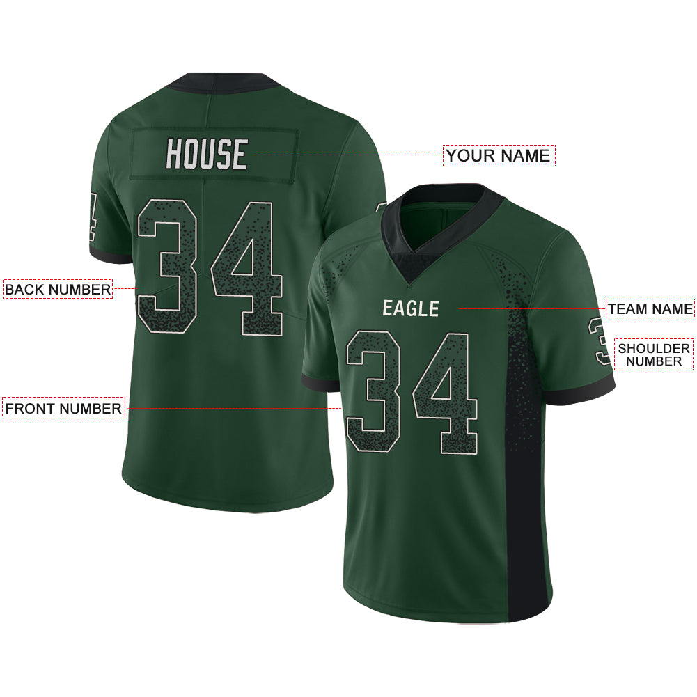 Custom New York Jets Stitched American Football Jerseys Personalize Birthday Gifts Green Jersey