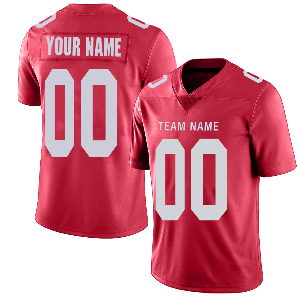 Custom New York Jets Stitched American Football Jerseys Personalize Birthday Gifts Red Jersey