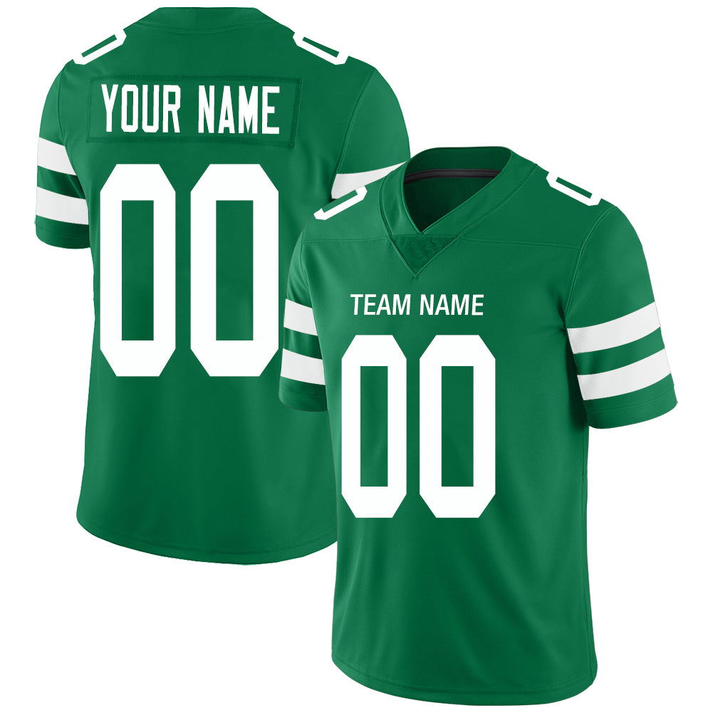 Custom New York Jets Stitched American Football Jerseys Personalize Birthday Gifts Green Jersey