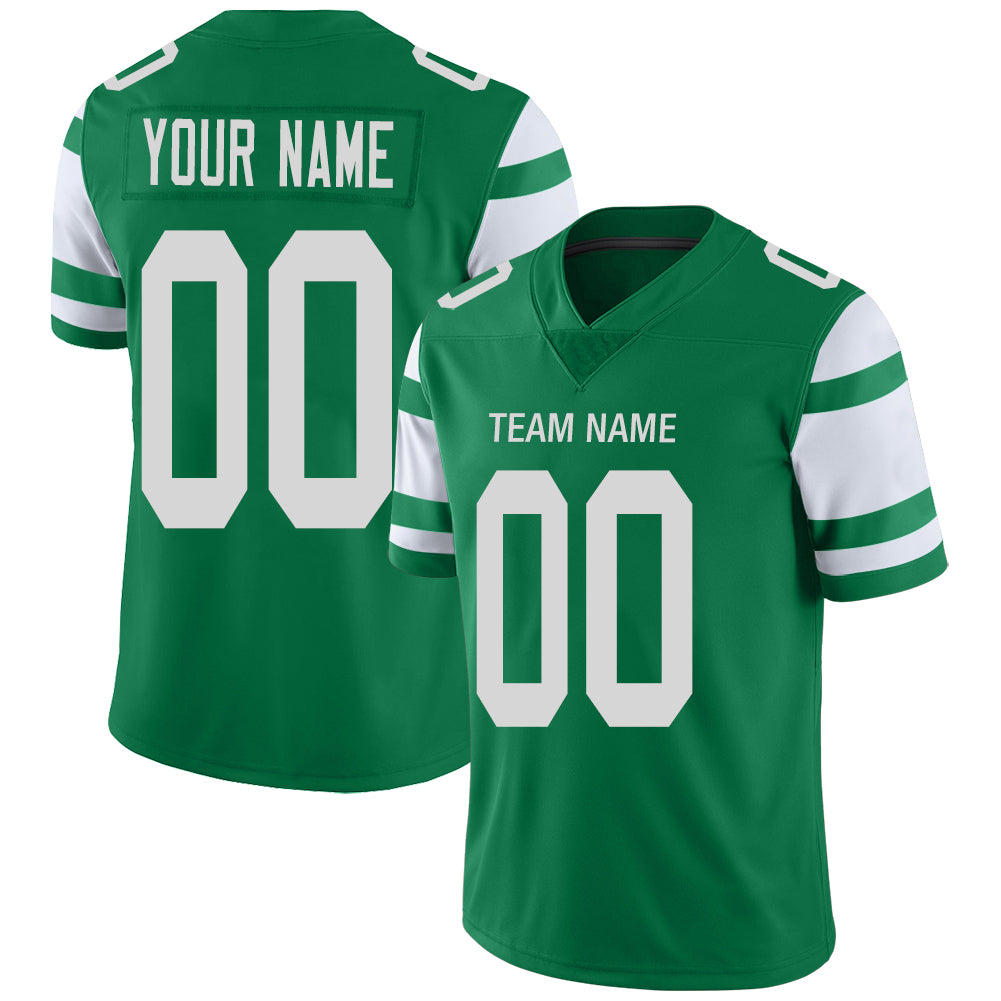 Custom New York Jets Stitched American Football Jerseys Personalize Birthday Gifts Green Jersey