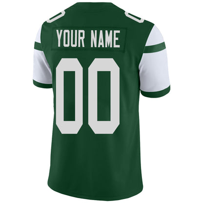 Custom New York Jets Stitched American Football Jerseys Personalize Birthday Gifts Green Jersey