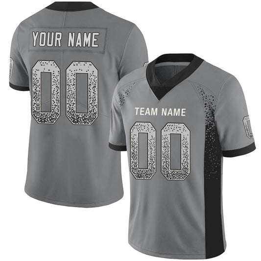Custom LV.Raiders Stitched American Football Jerseys Personalize Birthday Gifts Grey Jersey