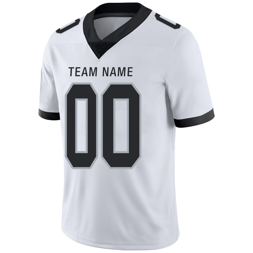 Custom LV.Raiders Stitched American Football Jerseys Personalize Birthday Gifts White Jersey