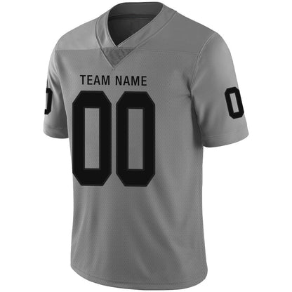 Custom LV.Raiders Stitched American Football Jerseys Personalize Birthday Gifts Grey Jersey