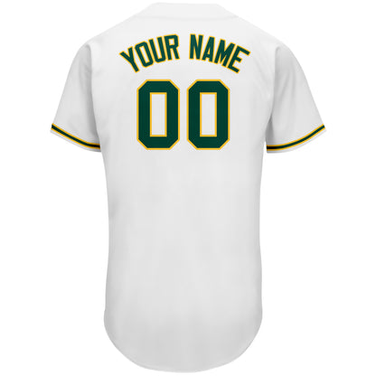 Custom Oakland Athletics Stitched Baseball Jersey Personalized Button Down Baseball T Shirt