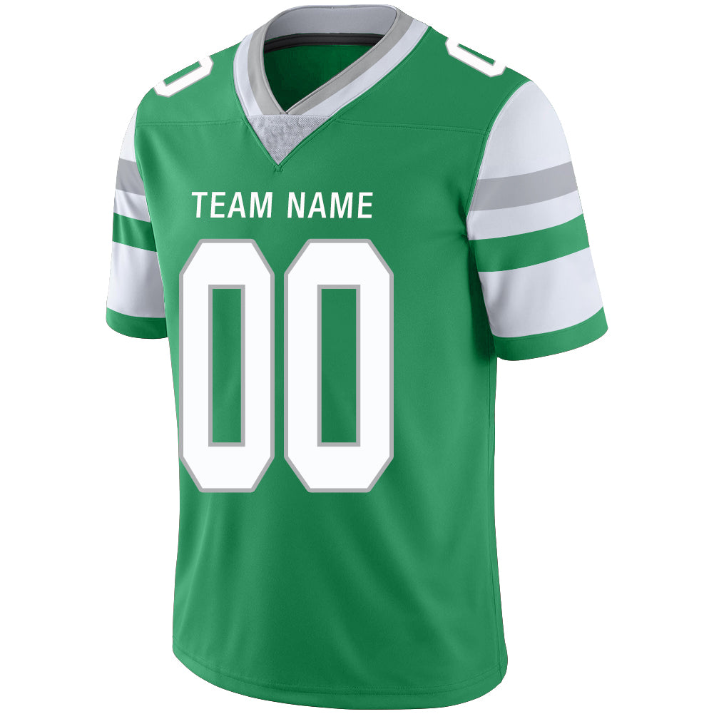 Custom Philadelphia Eagles Stitched American Football Jerseys Personalize Birthday Gifts Green Jersey