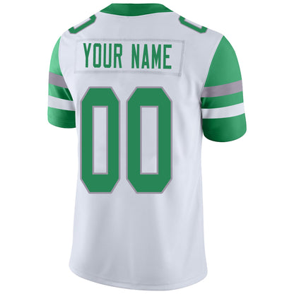 Custom Philadelphia Eagles Stitched American Football Jerseys Personalize Birthday Gifts White Jersey