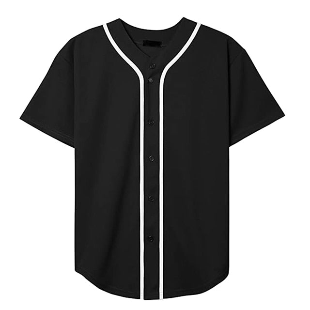 Top Quality Mesh Baseball Jersey Custom Baseball Top Tshirt Name Print Logo Customized Cool Hip Hop Casual Men's Summer Clothing