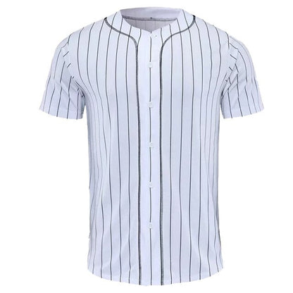 Top Quality Mesh Baseball Jersey Custom Baseball Top Tshirt Name Print Logo Customized Cool Hip Hop Casual Men's Summer Clothing