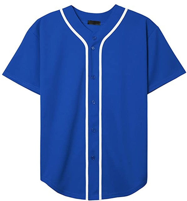 Top Quality Mesh Baseball Jersey Custom Baseball Top Tshirt Name Print Logo Customized Cool Hip Hop Casual Men's Summer Clothing