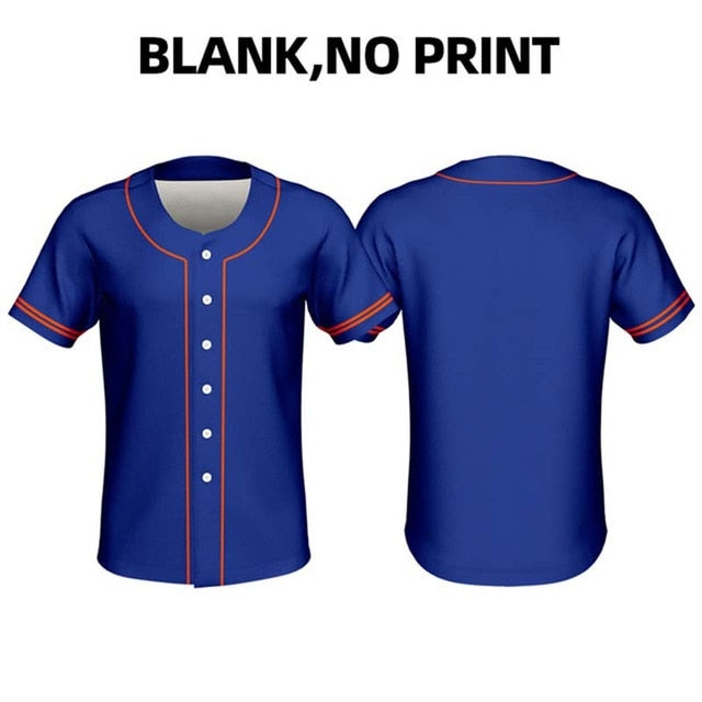 Top Quality Mesh Baseball Jersey Custom Baseball Top Tshirt Name Print Logo Customized Cool Hip Hop Casual Men's Summer Clothing