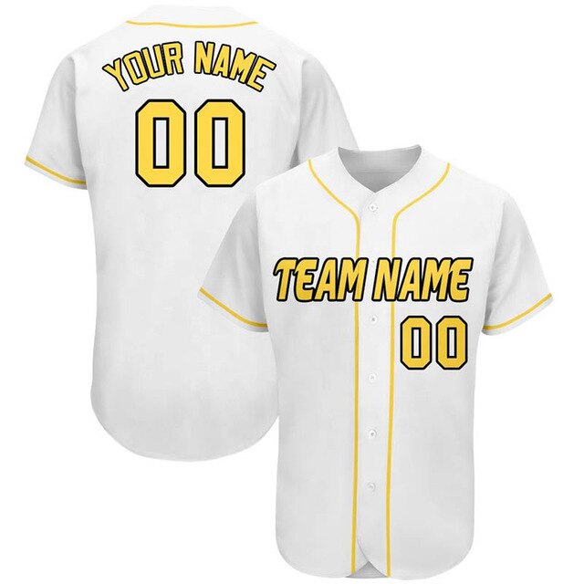 2020 Spring Winter Custom Baseball Jerseys Sublimated Printing Softball Shirt Training Wear Polyester Hip Hop Gym Streetwear Top