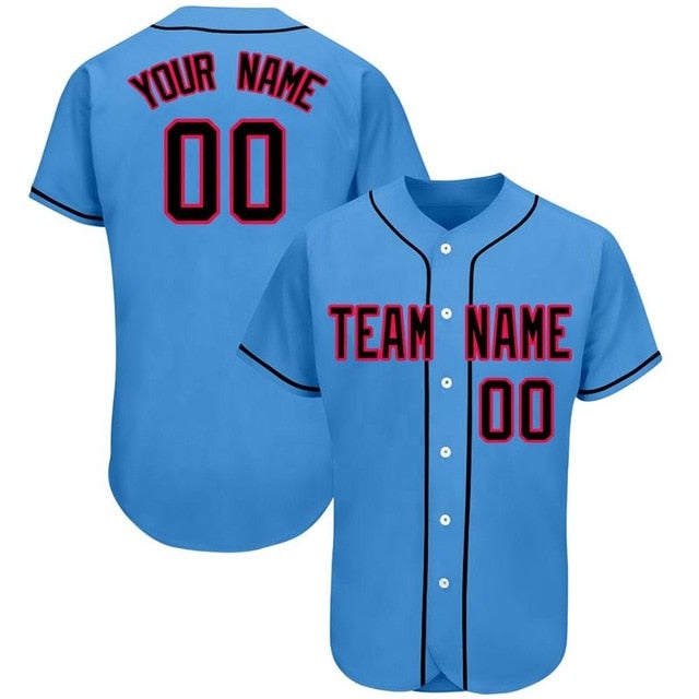 2020 Spring Winter Custom Baseball Jerseys Sublimated Printing Softball Shirt Training Wear Polyester Hip Hop Gym Streetwear Top