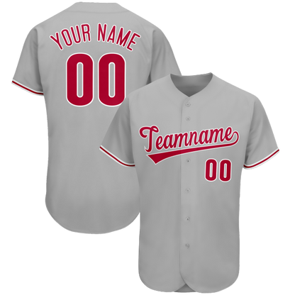 Custom Baseball Jersey Free Design Your Logo,Team Name/Number Embroidered Soft V-neck Shirts for Gentlemen/Lady/Youth Outdoors