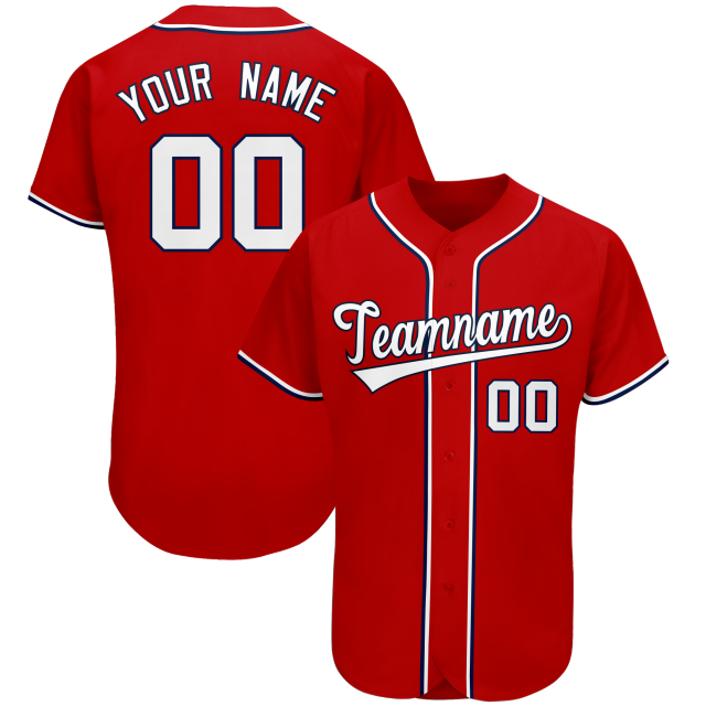 Custom Baseball Jersey Free Design Your Logo,Team Name/Number Embroidered Soft V-neck Shirts for Gentlemen/Lady/Youth Outdoors