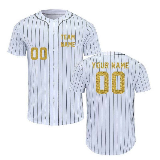 Custom Design Cheap Price Baseball Jersey Shirt Polyester Sublimation Men's Baseball Stripe Tshirt