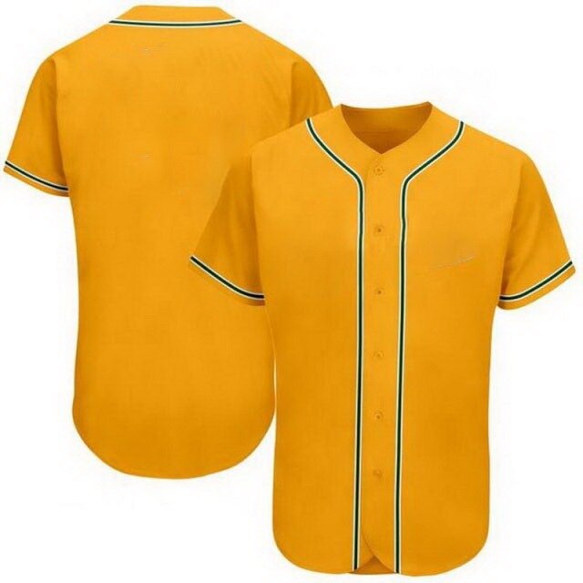 Drop Shipping Blank Baseball Jersey Full Button Maillot Baseball Jerseys Polyester Sublimation Uniforms Shirt Tops