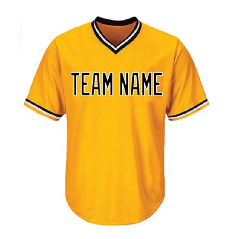 Custom Team Print Baseball Shirt Crew Neck Slim Fit Hip Hop Cool Street Tshirt Softball Super Quality Breathable Baseball Wear