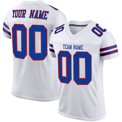 Customized Football Jersey Design Your Own Team Name&Number Embroidered Mesh Soft Active Training Sportswear for Male/Lady/Youth