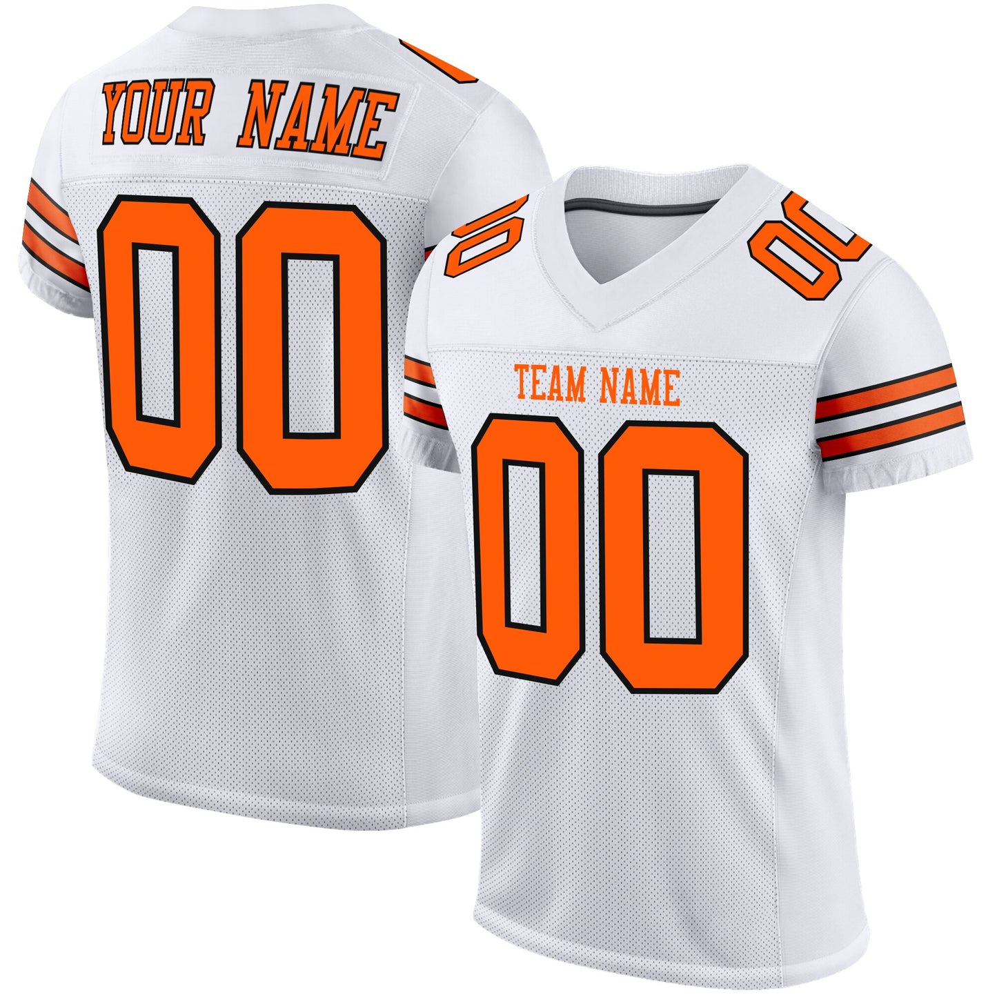 Custom Football Jersey Customized Stitching Team Name&Number Short Sleeve Practice Cool Player's Mesh Shirts for Men/Women/Youth