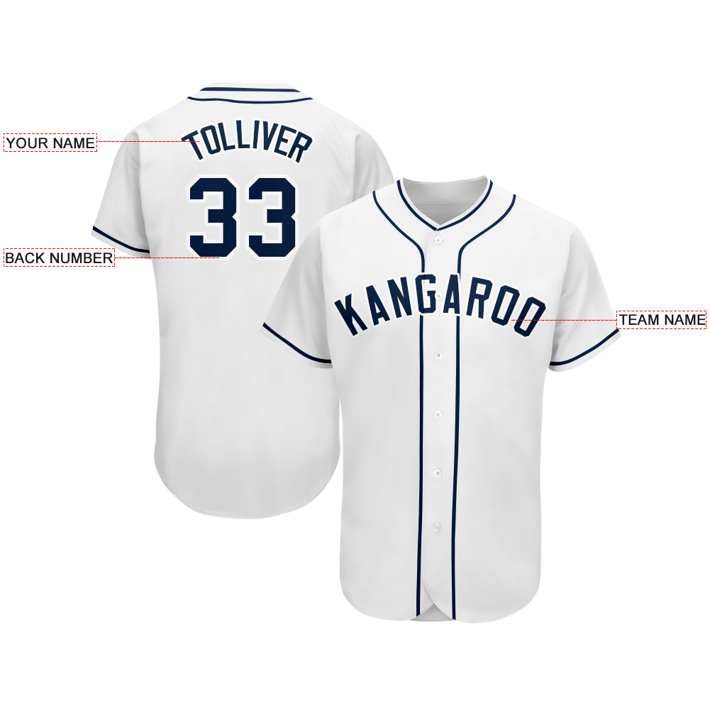 Custom San Diego Padres Stitched Baseball Jersey Personalized Button Down Baseball T Shirt