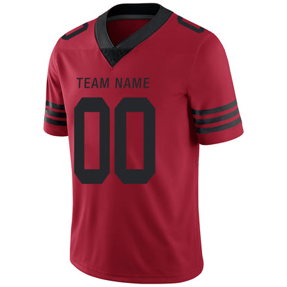 Custom San Francisco 49ers Stitched American Football Jerseys Personalize Birthday Gifts Red Jersey