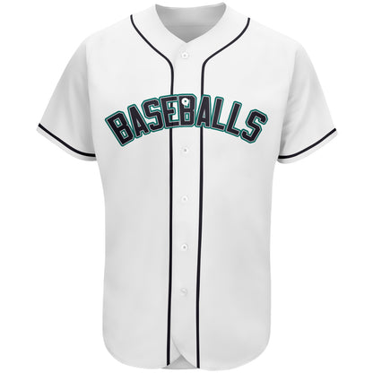 Custom Seattle Mariners Stitched Baseball Jersey Personalized Button Down Baseball T Shirt