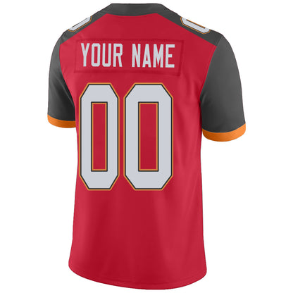 Custom Tampa Bay Buccaneers Stitched American Football Jerseys Personalize Birthday Gifts Red Jersey