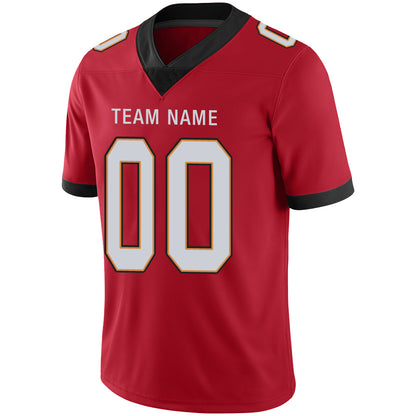 Custom Tampa Bay Buccaneers Stitched American Football Jerseys Personalize Birthday Gifts Red Jersey