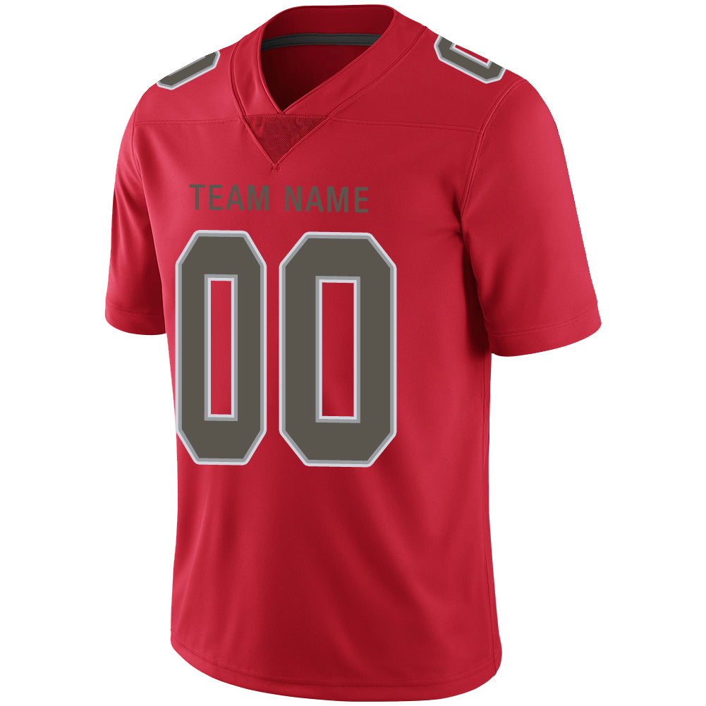 Custom Tampa Bay Buccaneers Stitched American Football Jerseys Personalize Birthday Gifts Red Jersey