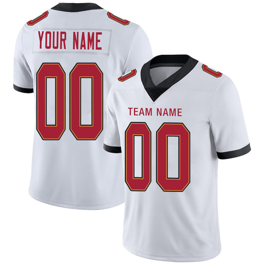 Custom Tampa Bay Buccaneers Stitched American Football Jerseys Personalize Birthday Gifts White Jersey