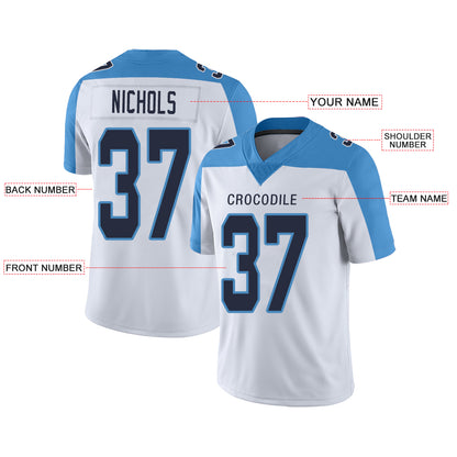 Custom Tennessee Titans Stitched American Football Jerseys Personalize Birthday Gifts White Jersey