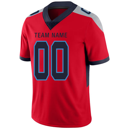 Custom Tennessee Titans Stitched American Football Jerseys Personalize Birthday Gifts Red Jersey